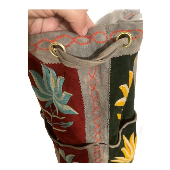 Vintage Boho floral crossbody bag - Picture 2 of 5